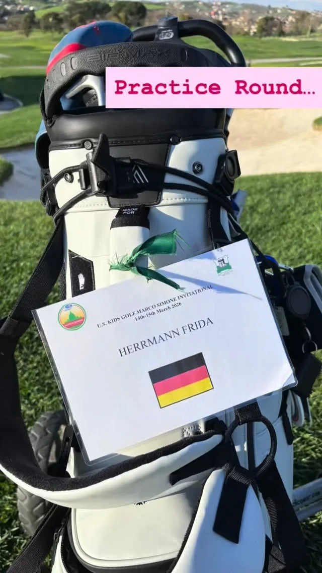 Wonderful practice round with @emilymay_golfergirl  at @marcosimonegolf.